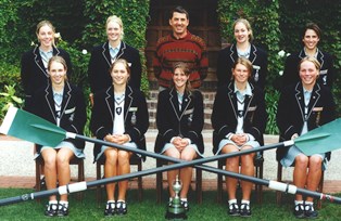 1st Girls VIII 1999, APS Head of the River winners.